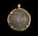 18KT Yellow Gold Vintage Coin Pendant - 2