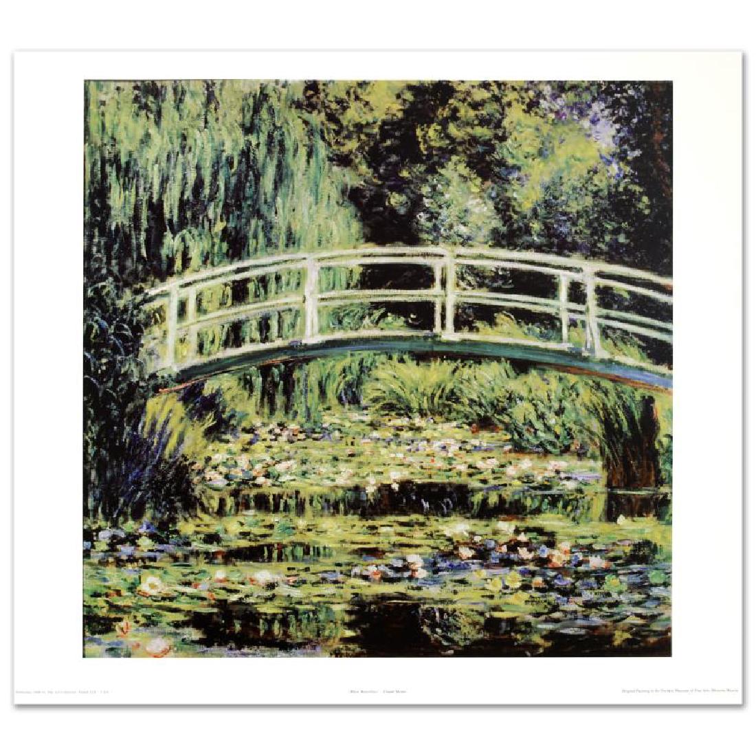 White Waterlilies by Monet (1840-1926): "White Waterlilies" fine art print by Monet (1840-1926), created with EncreLuxe printing process which captures the subtle nuance of color from the artist's palette! Measures approx. 30.5" x 28" (with