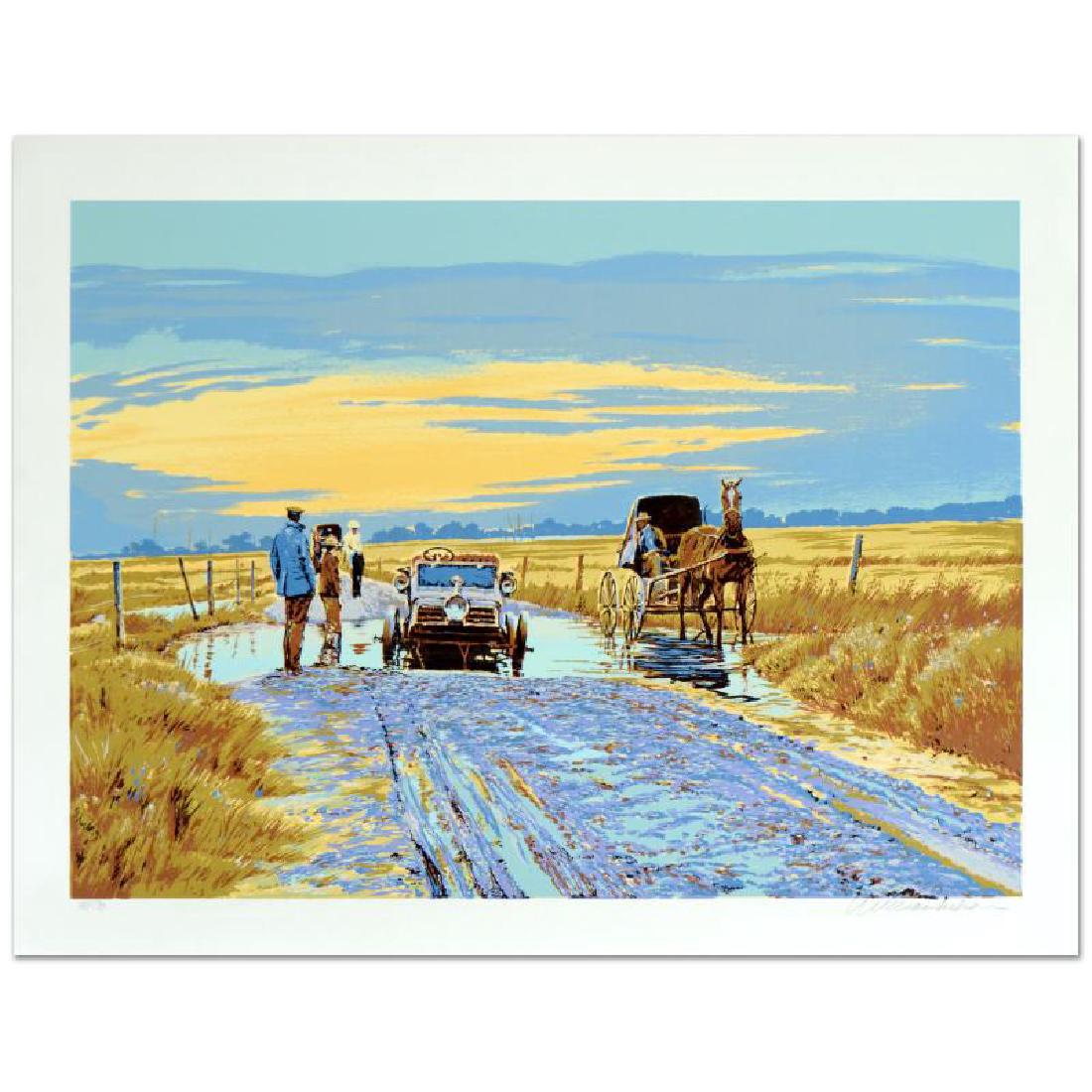 Plenty of Advice: "Plenty of Advice" is a limited edition serigraph on paper by William Nelson, numbered and hand signed by the artist! Measures approx. 29" x 22" (with border); 25.5" x 18.5" (image).