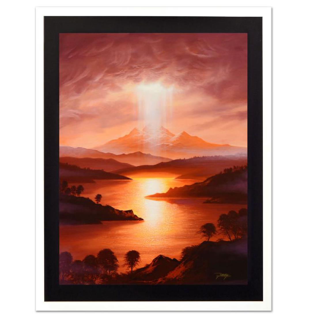 Illuminate: "Illuminate" is a limited edition giclee on canvas by Jon Rattenbury, numbered and hand signed by the artist! Includes Certificate of Authenticity! Measures approx. 18" x 24" (image) with an additiona