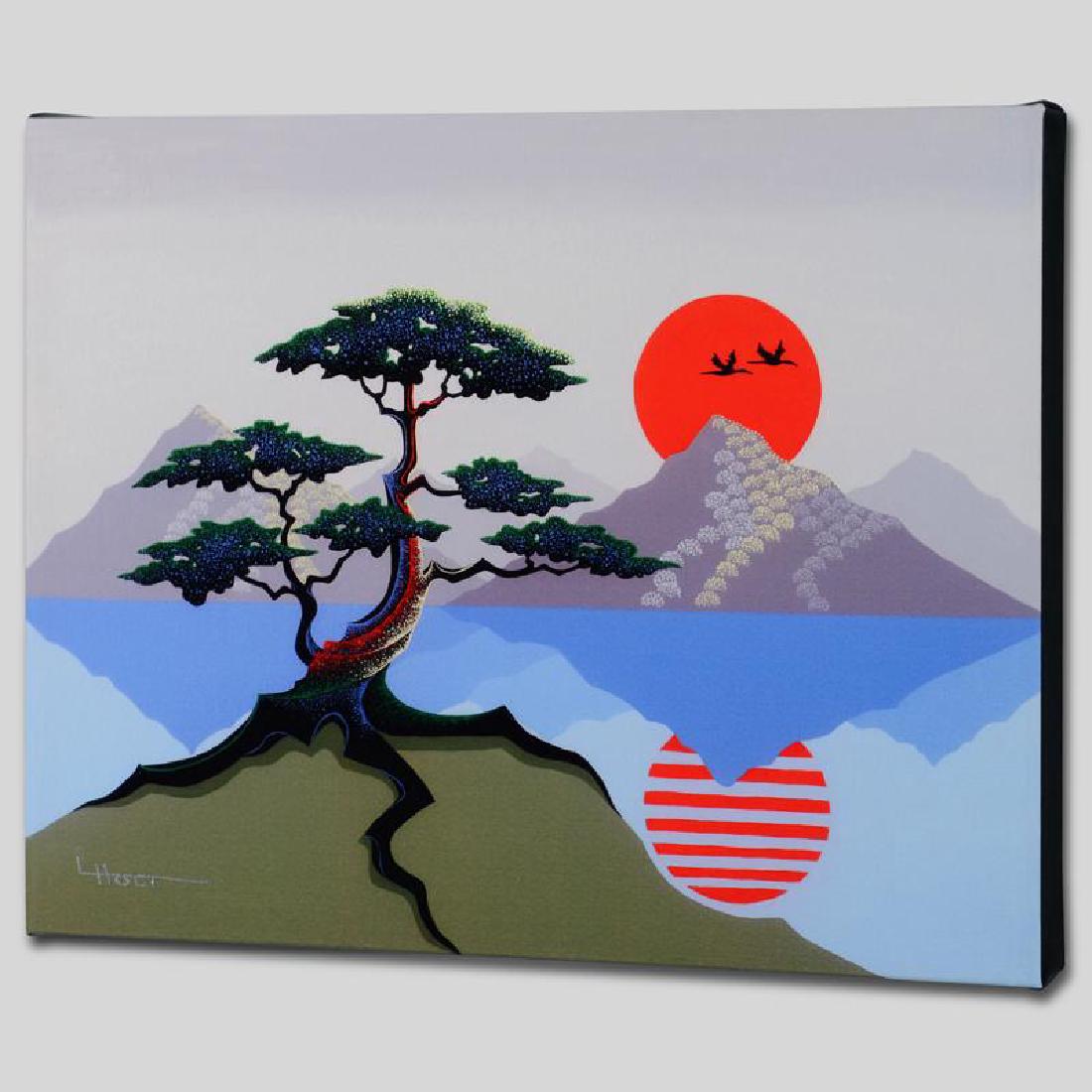 Tranquility Sea: Larissa Holt, a student of distinguished artist Eyvind Earle(1916-2000), uses bold colors and breathtaking scenery to create images of Nature in her own unique style. "Tranquility Sea" is a limited ed