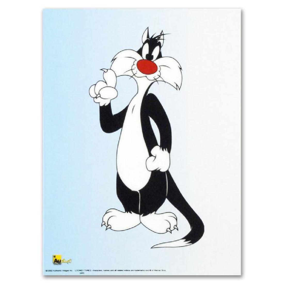 Sylvester: This heartwarming image of one of Warner Bros. most lovable characters is perfect for the seasoned collector, or to be hung on the wall of a child's room! "Sylvester" is a limited edition licensed ser