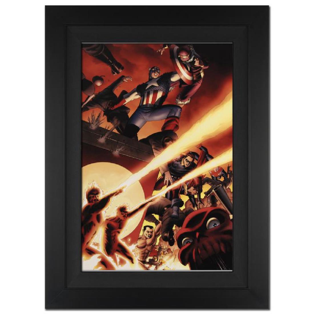 Fallen Son: Death of Captain America #5: A piece of comic book history, this limited edition, from original art by John Cassaday, depicts Captain America and Bucky. In 1997, shortly after his entrance into the world of comic book art, John C