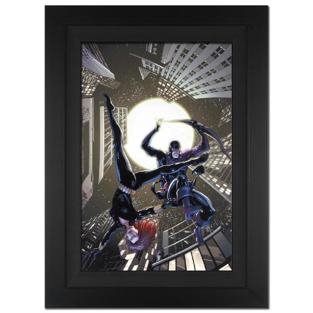 Marvel Adventure Super Heroes #17: A piece of comic book history, this limited edition, from original art by Barry Kitson, depicting the classic characters Black Widow and Hawkeye. Barry Kitson got his start at Marvel UK by penciling S