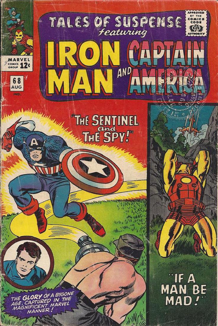 Tales of Suspense featuring Iron Man and Captain: One copy of Tales of Suspense featuring Iron Man and Captain America #68. The comic was written by Al Hartley with art by Don Heck and Mike Esposito.