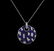 1.68 ctw Blue Sapphire and Diamond Pendant With Chain -