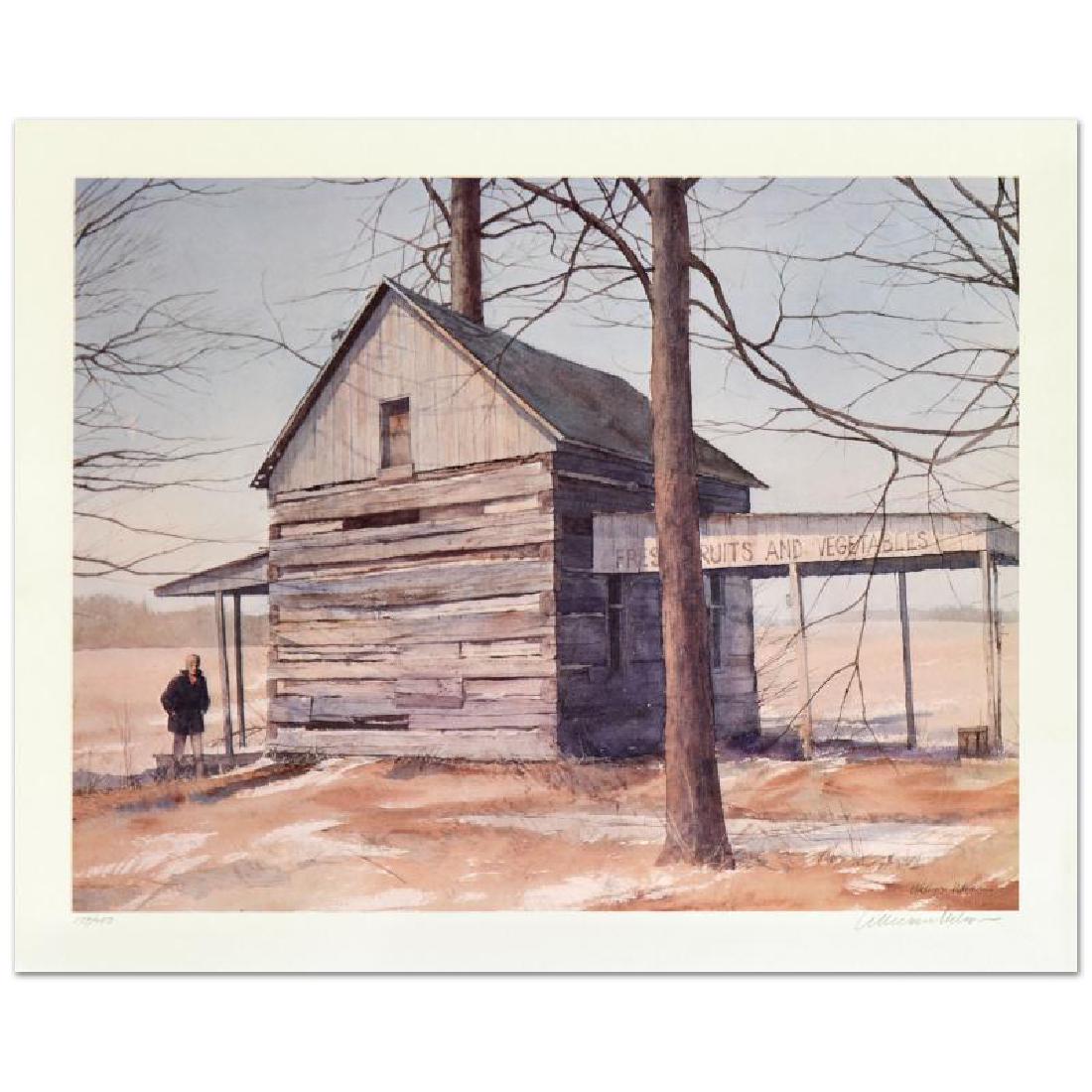 End of Season by Nelson, William: "End of Season" is a limited edition lithograph on paper by William Nelson, numbered and hand signed by the artist! Measures approx. 28.5" x 22.5" (with border); 25" x 19" (image).