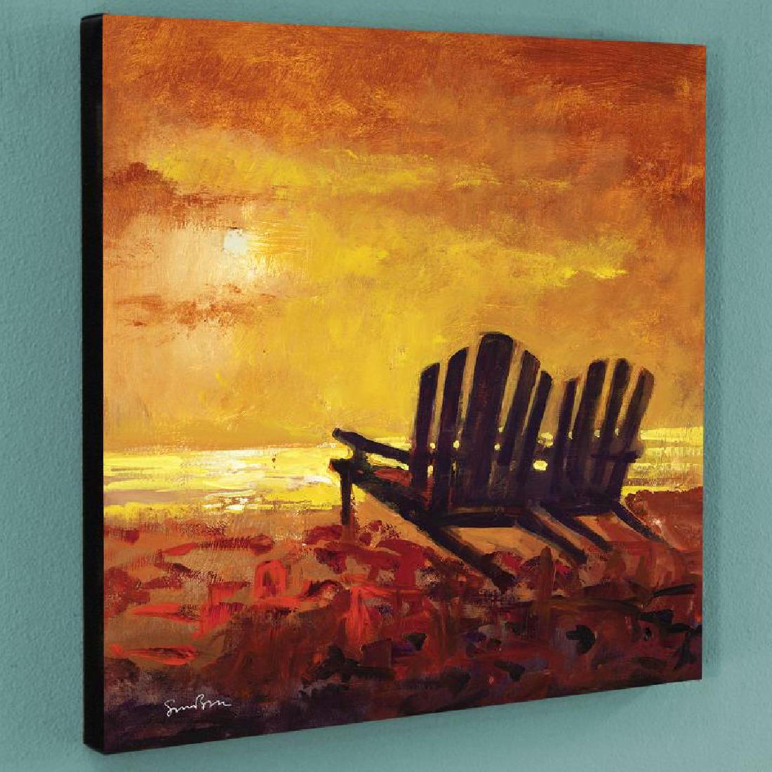 Contentment by Bull, Simon: "Contentment" is a limited edition giclee on canvas, numbered and bearing Bull's authorized signature. This piece comes gallery wrapped. Includes Certificate of Authenticity! Measures approx. 20" x 20