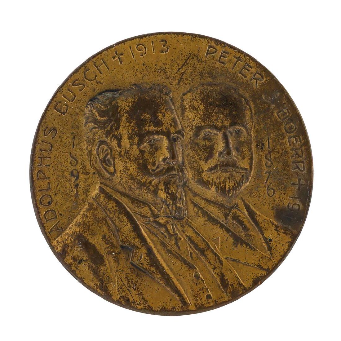 1916 Adolphus Busch Lafayette South Side Bank of St.: One 1916 Adolphus Busch Lafayette South Side Bank of St. Louis Medal.