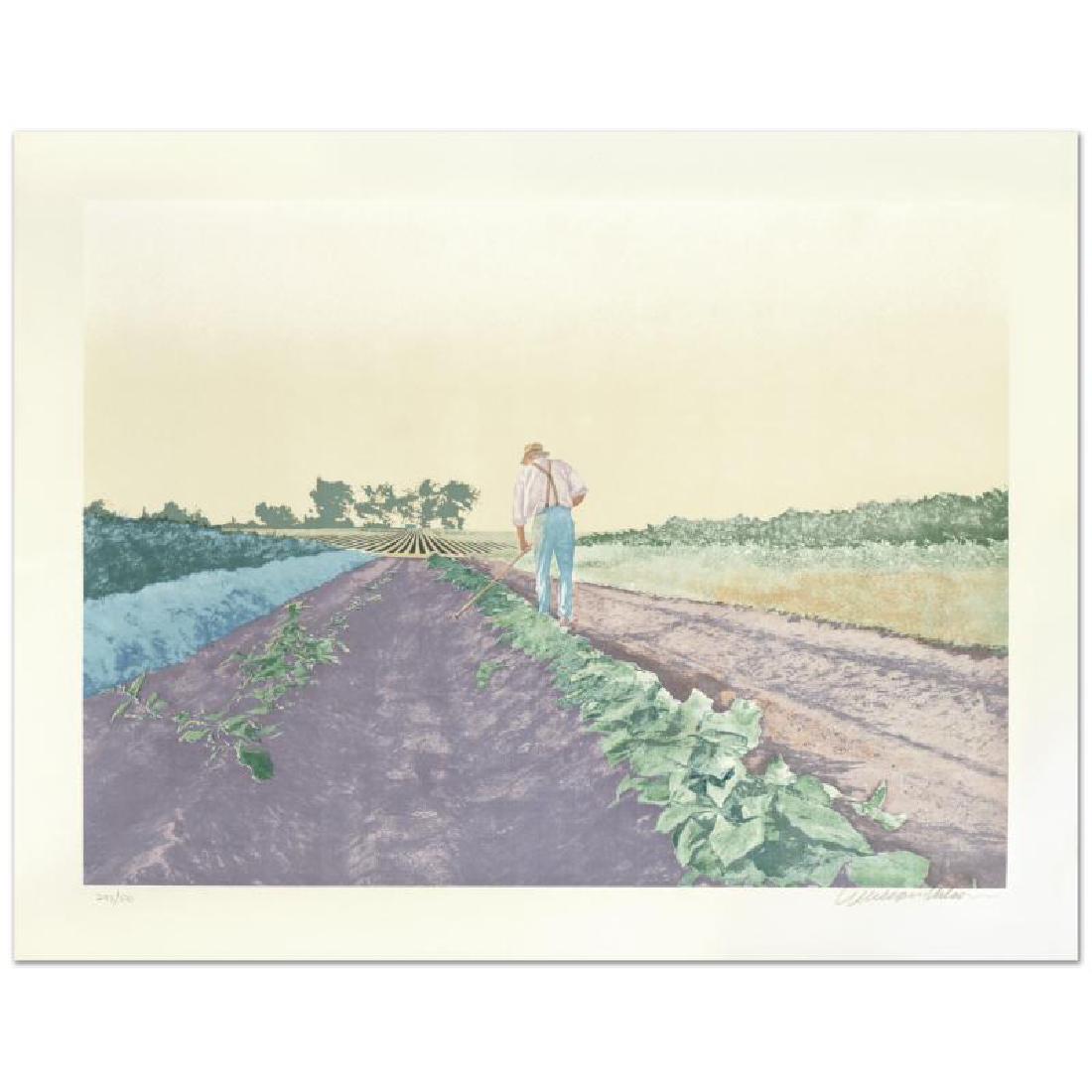 Cabbage Patch by Nelson, William: "Cabbage Patch" is a limited edition serigraph on paper by William Nelson, numbered and hand signed by the artist! Measures approx. 28.5" x 22" (with border); 25" x 18" (image).