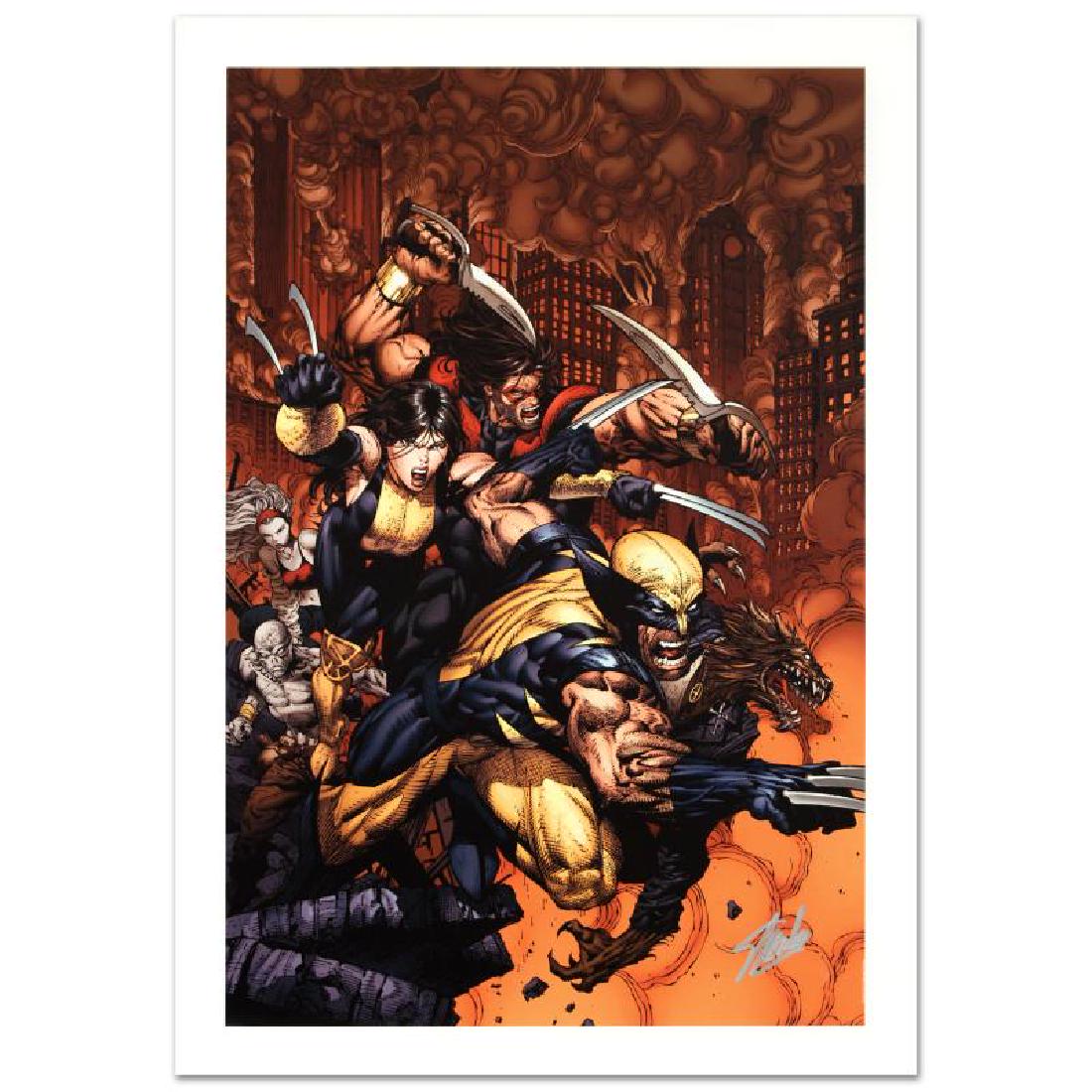 X-Factor #26 by Stan Lee - Marvel Comics: A piece of comic book history, this limited edition, from original art by David Finch, depicts an intense flurry of x-factor induced fury with Wolverine and X-23. In 2003, Finch came to Marvel Comics 
