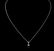 14KT White Gold 0.10 ctw Diamond Solitaire Pendant With - 2