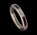 0.35 ctw Ruby and Diamond Ring - 14KT White Gold - 4