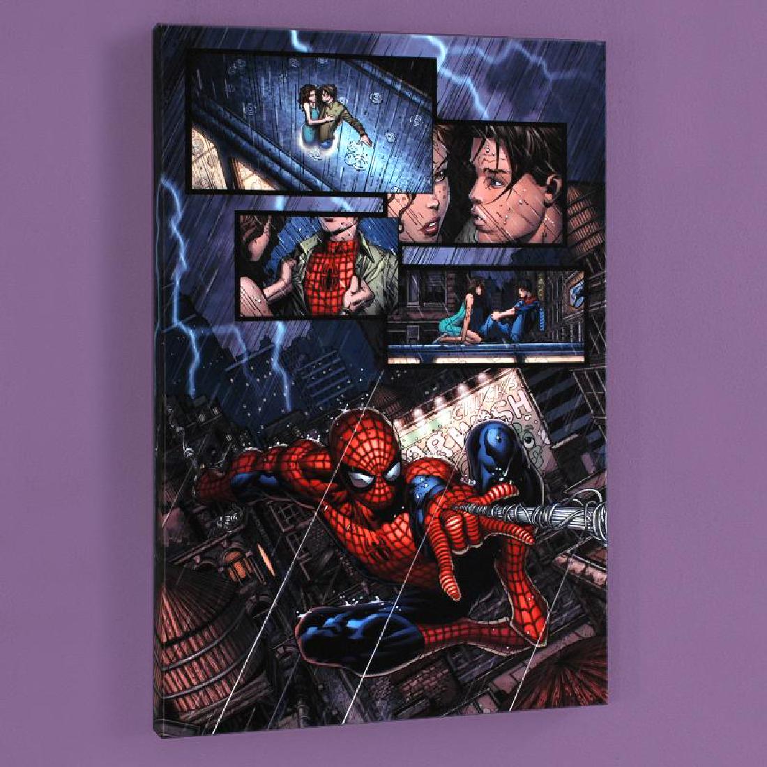 Ultimatum #1 by Marvel Comics: A piece of comic book history, this limited edition, from original art by David Finch,depicts Spider-Man in action. In 2003, Finch came to Marvel Comics for a year-long arc on Ultimate X-Men, after wh