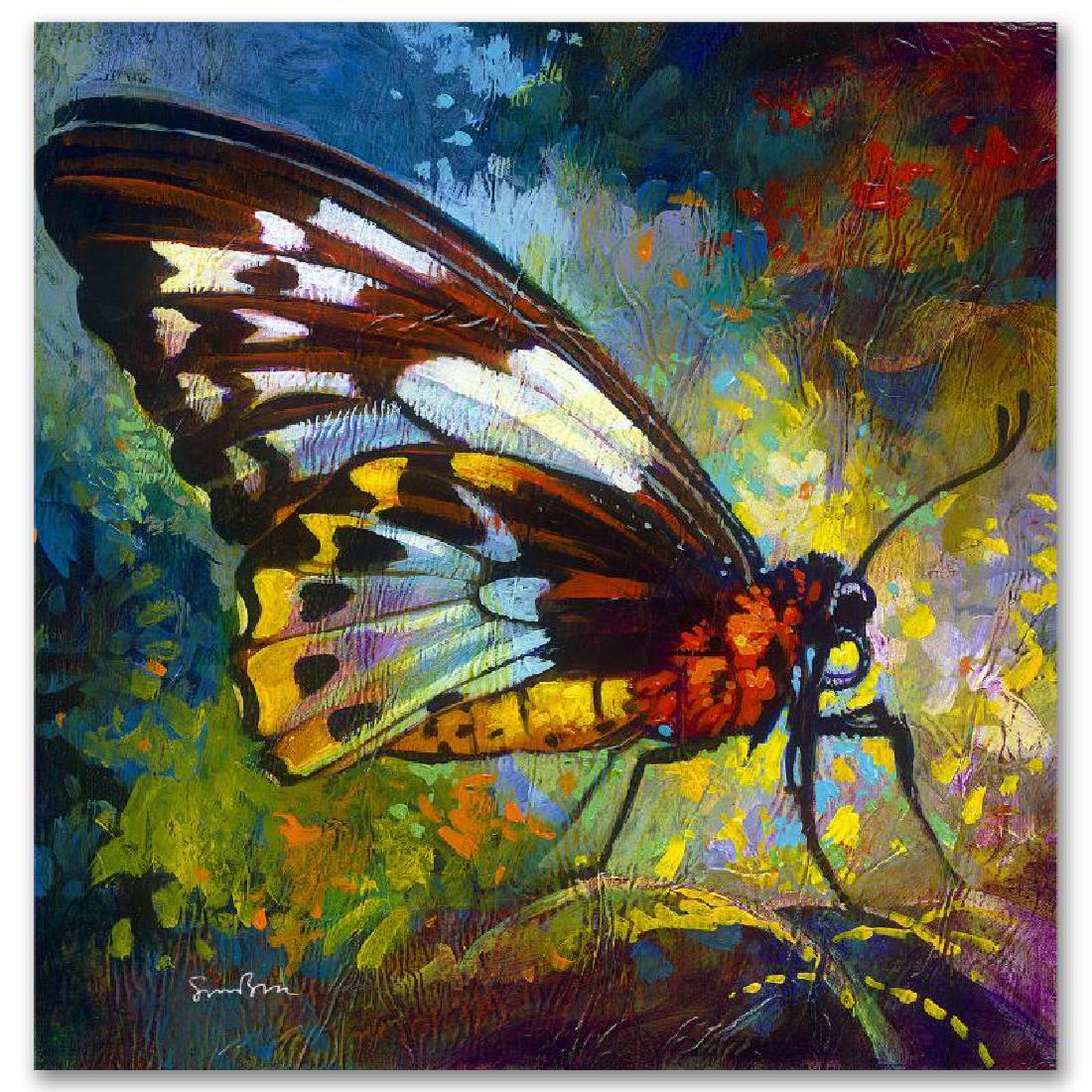 East Of Eden by Bull, Simon: "East Of Eden" is a limited edition giclee on canvas, numbered and bearing Bull's authorized signature. This piece comes gallery wrapped. Includes Certificate of Authenticity! Measures approx. 12" x 1