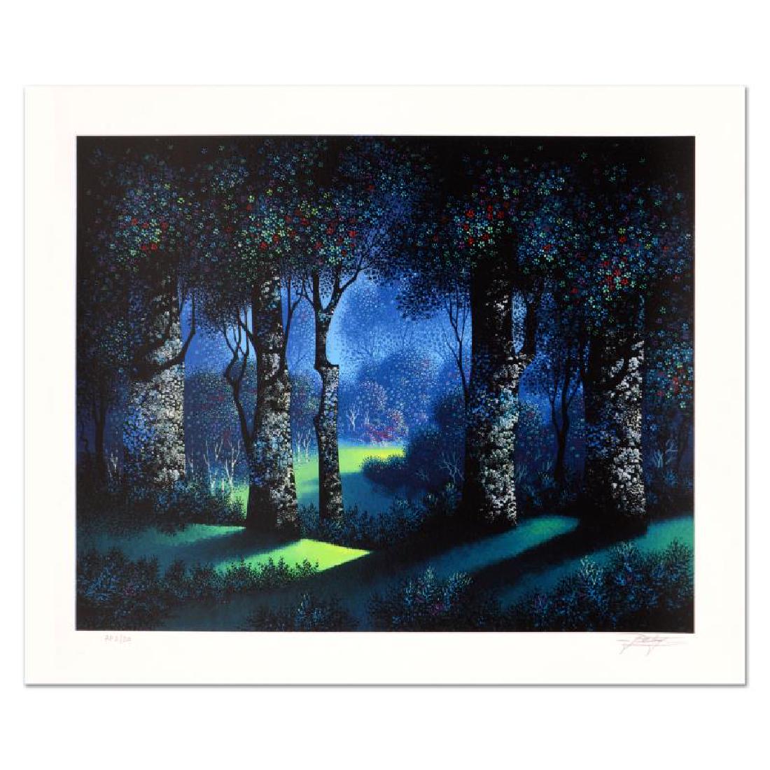 Heart of the Forest by Rattenbury, Jon: "Heart of the Forest" is a limited edition serigraph on heavy artist's paper, numbered and hand signed by the artist. Includes Certificate of Authenticity. Measures approx. 20" x 24" (with border), 16