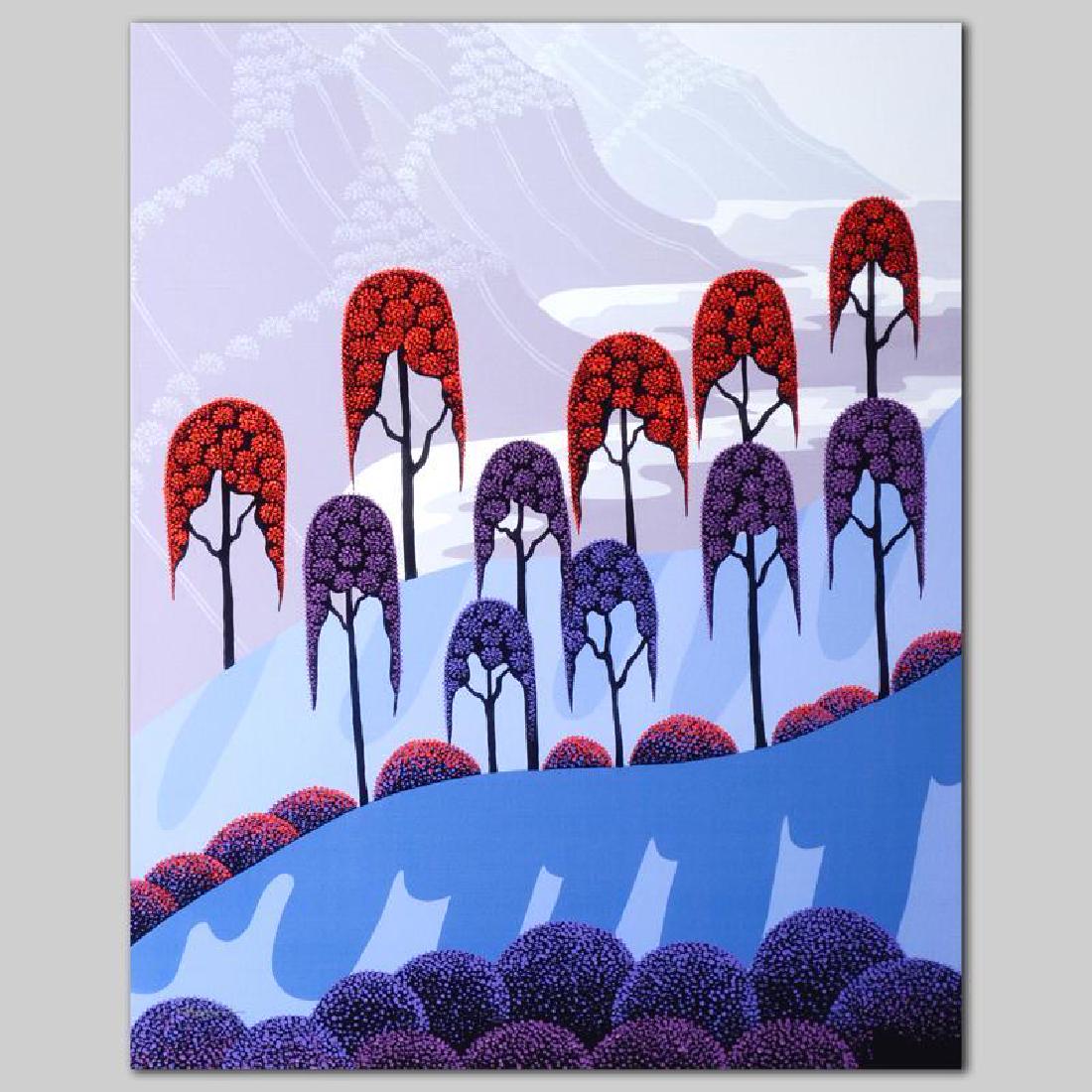 Altered Perceptions by Holt, Larissa: Larissa Holt, a student of distinguished artist Eyvind Earle(1916-2000), uses bold colors and breathtaking scenery to create images of Nature in her own unique style. "Altered Perceptions" is a limite