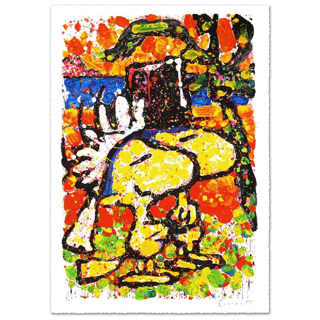 Hitched by Everhart, Tom: Master Artist Tom Everhart is the protege of famed "Peanuts" creator, Charles M. Schulz (1922-2000). As the only artist in the world granted the rights to draw the "Peanuts" characters in his own work