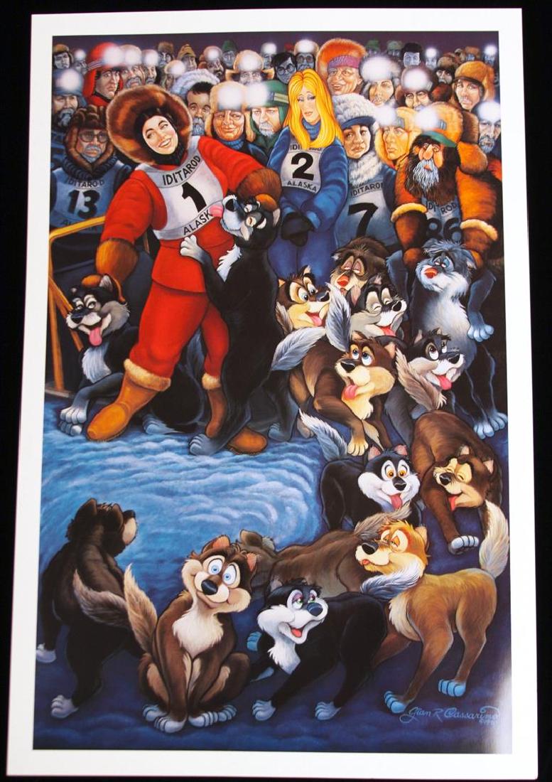 Alaska Iditarod by G.R. Cassarino Walt Disney Artist: You haven't seen Wildlife until you've seen Cassarino. Former Walt Disney Artist G.R. Cassarino utilizes the style and techniques of the animated film to present the lifestyles and animals of Alaska w
