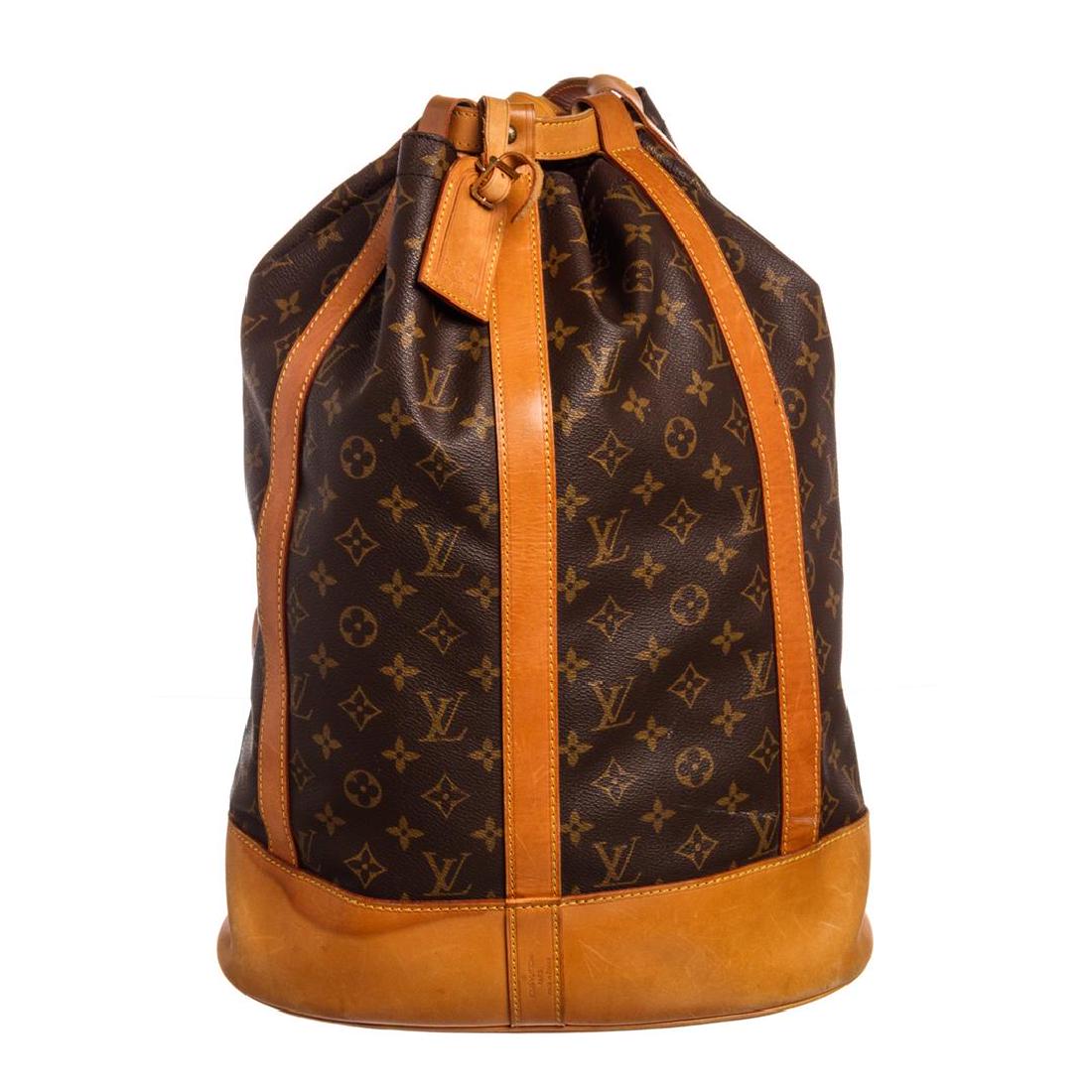Louis Vuitton Monogram Canvas Leather Randonne Backpack