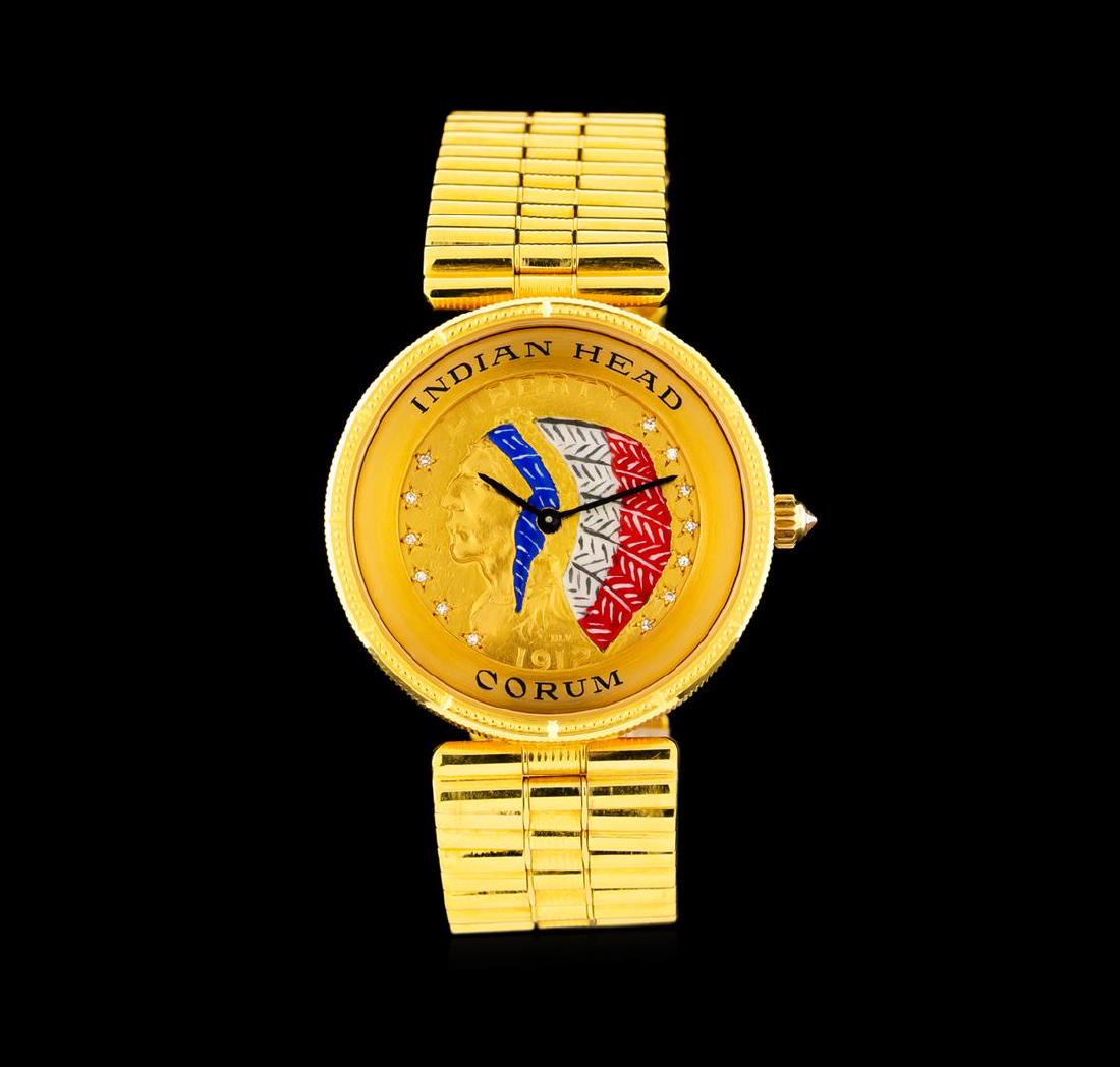 Corum indian hot sale head watch