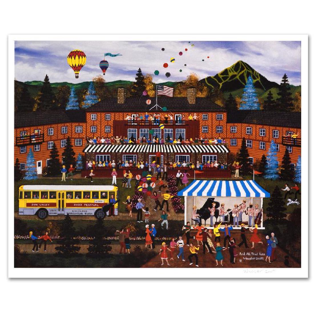 And All tha Jazz by Wooster Scott, Jane: Cozy, down-home images of a bygone era when life was simpler - this is the feeling captured in the creations of one of the world's most recognized artists. "And All that Jazz" is a limited edition lit