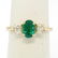 14k Solid Yellow Gold 1.03 ctw Three Stone Prong Set