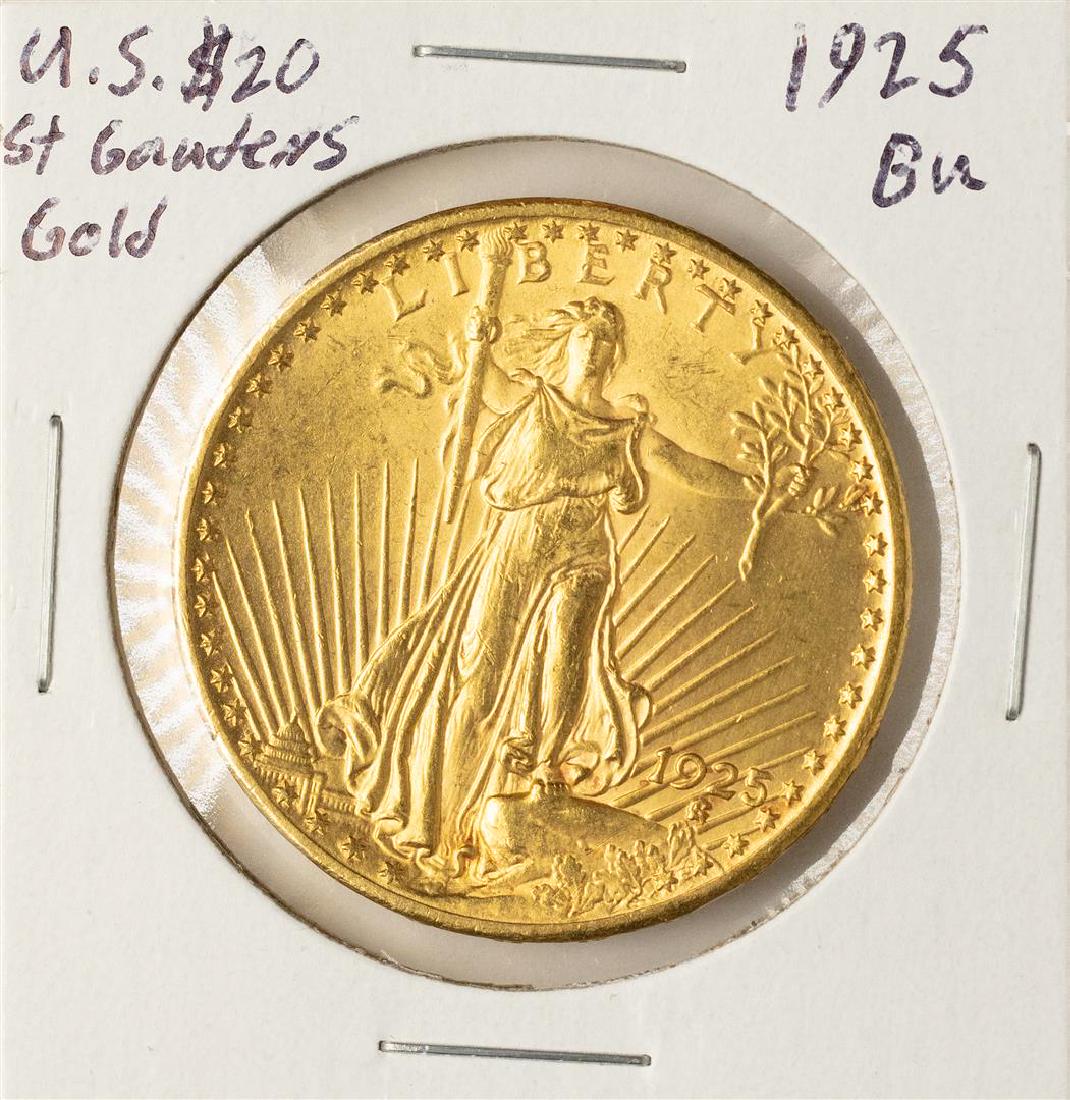 1925 20 St Gaudens Double Eagle Gold Coin Lot 0813 Seized Assets Auctioneers In Ca On Liveauctioneers