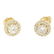 14k Yellow Gold 1.12 ctw Round Brilliant Diamond Stud - 2