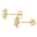 14k Yellow Gold 1.12 ctw Round Brilliant Diamond Stud - 3