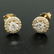 14k Yellow Gold 1.12 ctw Round Brilliant Diamond Stud - 5
