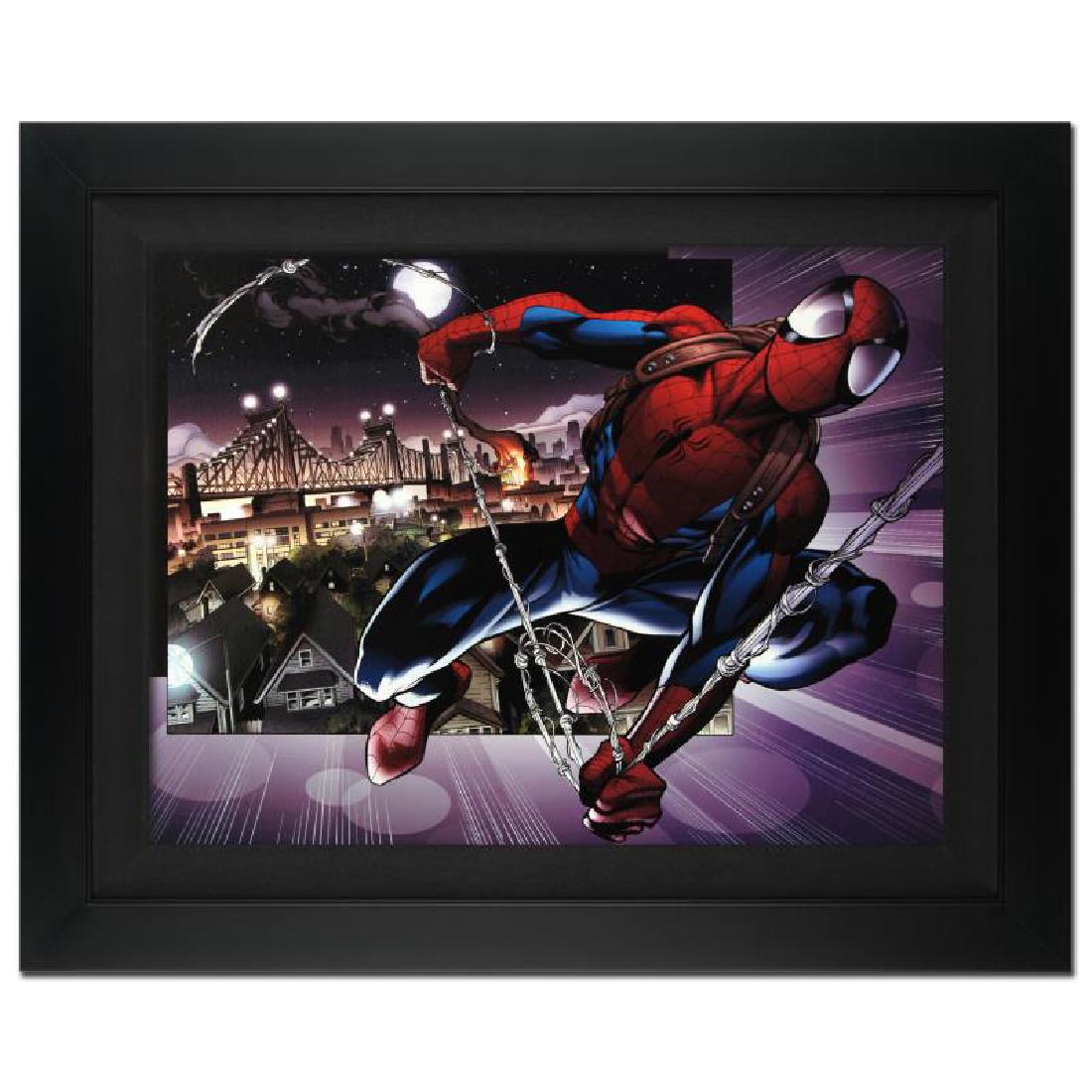 Ultimate Spider-Man #157 by Stan Lee - Marvel Comics: A piece of comic book history, this limited edition, from original art by Mark Bagley, depicts the classic character Spider-Man. Mark Bagley got his start by winning Marvel's Try-Out contest, for whic