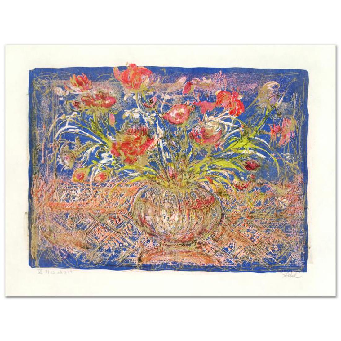 Illusion by Hibel (1917-2014): "Illusion" is a limited edition lithograph on rice paper, numbered and hand signed by Edna Hibel (1917-2014). Includes Certificate of Authenticity! Measures approx. 20" x 15" (with border), 16.5" x 12