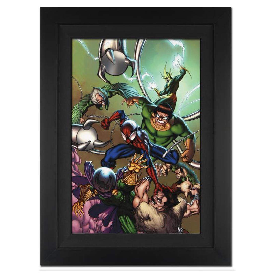 Marvel Adventures: Spider-Man #17 by Stan Lee - Marvel: A piece of comic book history, this limited edition, from original art by Cameron Stewart, depicts an epic battle. Canadian artist Cameron Stewart won the "Outstanding WebComic Creator/Creative Team"