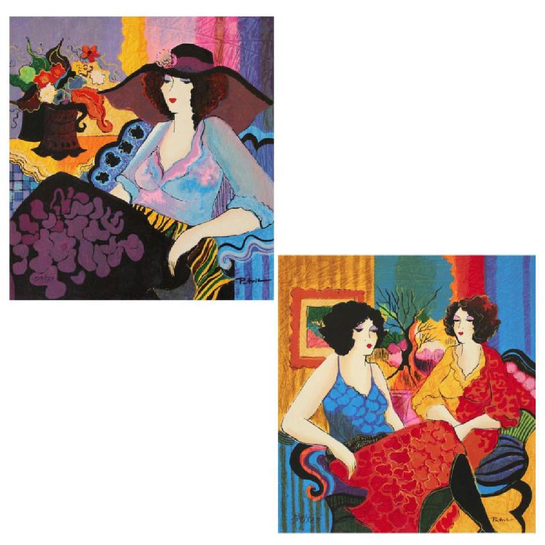 Noa and Models Talking by Govezensky, Patricia: "Noa and Models Talking" is a 5 piece set of limited edition Serigraph on Paper by Patricia Govezensky. The pieces are individually numbered and hand siged by the artist and come with a letter of auth