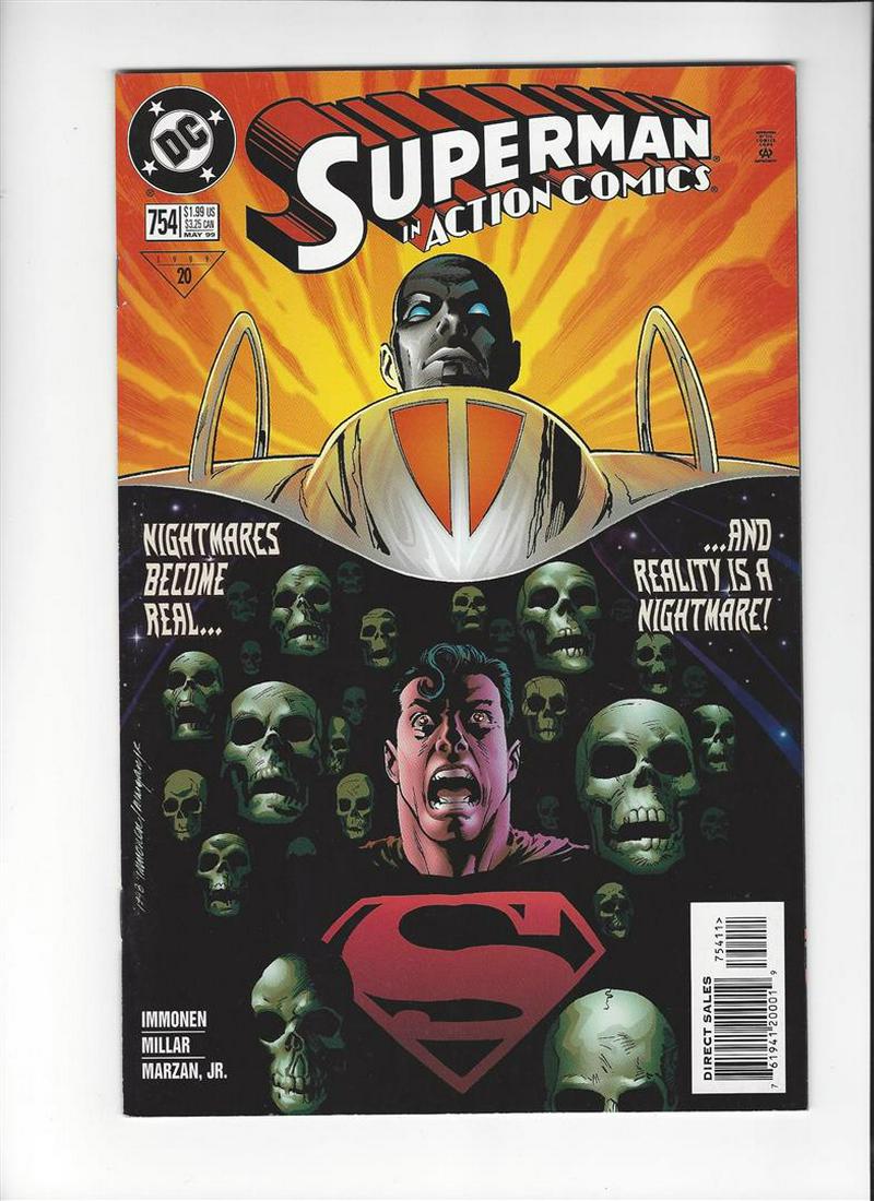 Superman In Action Comics Issue #754 by DC Comics: One ORIGINAL AND AUTHENTIC, Superman In Action Comics Issue #754 by DC Comics.