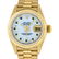 Rolex Ladies 18K Yellow Gold Mother Of Pearl Sapphire