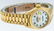 Rolex Ladies 18K Yellow Gold Mother Of Pearl Sapphire - 3