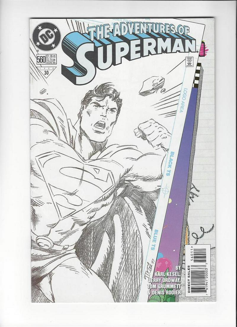 The Adventures of Superman Issue #560 by DC Comics: One ORIGINAL AND AUTHENTIC, The Adventures of Superman Issue #560 by DC Comics.