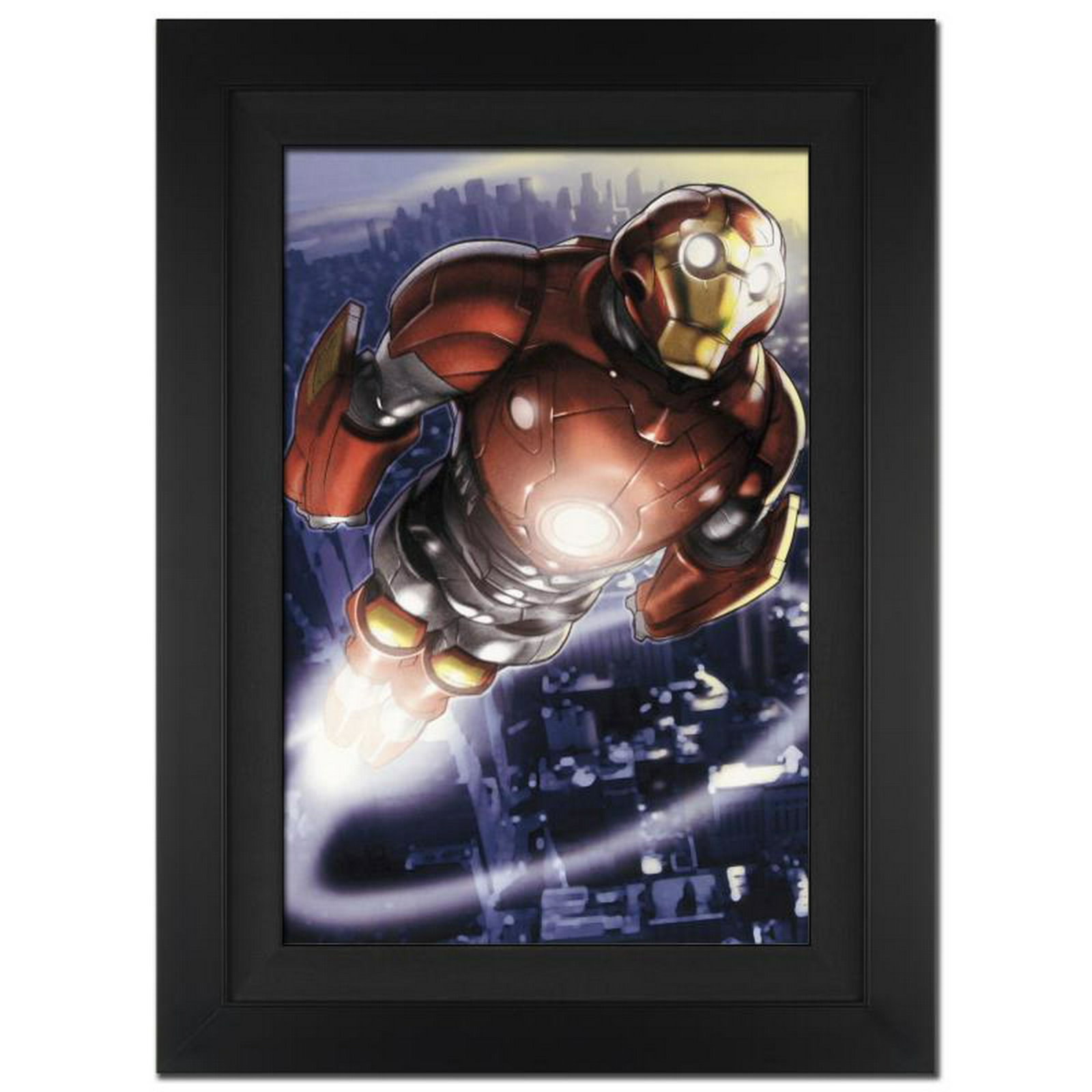 Ultimate Iron Man II #3 by Stan Lee - Marvel Comics: A piece of comic book history, this limited edition, from original art by Pasqual Ferry, depicts the classic character Iron Man. Known for his work on Heroes for Hire, Action Comics, and Adam Strange,
