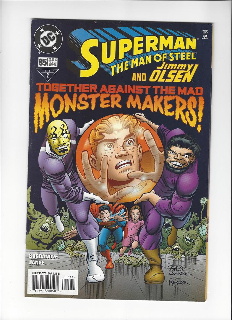 Superman The Man of Steel Issue #85 by DC Comics: One ORIGINAL AND AUTHENTIC, Superman The Man of Steel Issue #85 by DC Comics.