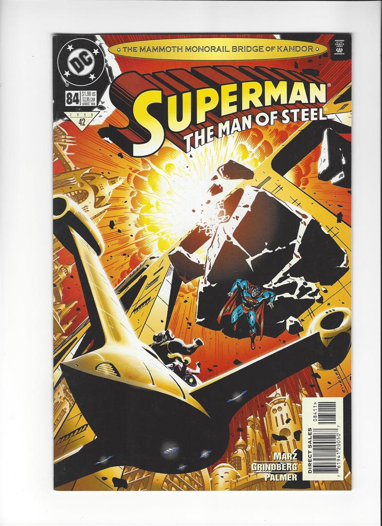 Superman The Man of Steel Issue #84 by DC Comics: One ORIGINAL AND AUTHENTIC, Superman The Man of Steel Issue #84 by DC Comics.