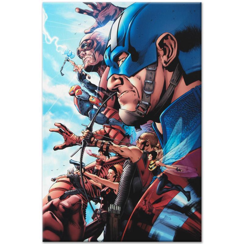 Avengers #1 by Marvel Comics: A piece of comic book history, this limited edition, from original art by Bruce Timm, depicts classic Marvel characters. Starting with a thriving career in animation, Bruce Timm has seamlessly transit