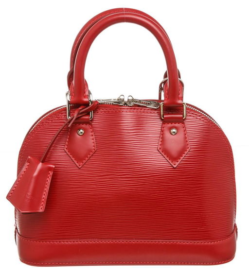 Louis Vuitton Red Epi Leather Alma Bb Bag