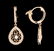 0.60 ctw Diamond Earrings - 14KT Rose Gold - 2