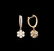 1.08 ctw Diamond Earrings - 14KT Rose Gold - 2