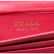 Prada Pink Saffiano Leather Lux Fiocco Bow Wallet - 7