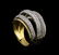 1.74 ctw Diamond Ring - 14KT Two-Tone Gold - 4