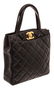 Chanel Black Quilted Caviar Leather Vintage North South