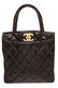 Chanel Black Quilted Caviar Leather Vintage North South - 2